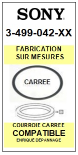 SONY--COURROIES-ET-KITS-COURROIES-COMPATIBLES